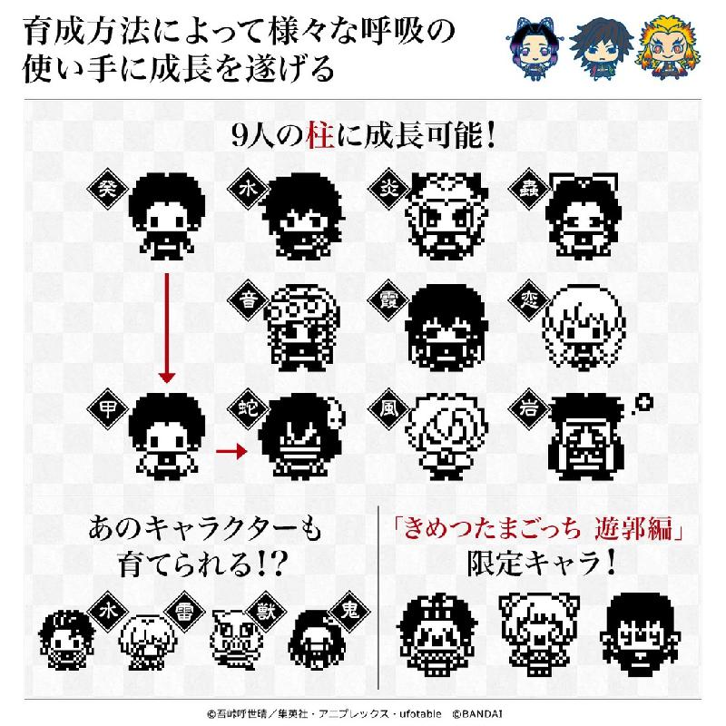 2022 New Tamagotchi Original Bandai Demon Slayer Electronic Pets Kimetsu No Yaiba Tanjiro Nezuko Virtual Toys 5 - Original Tamagotchi