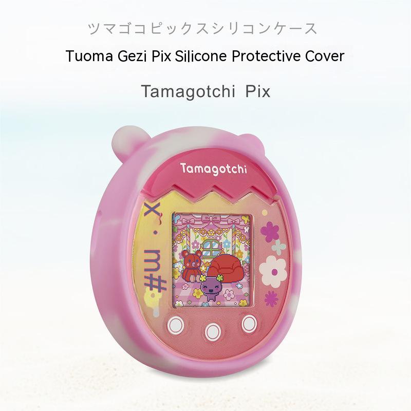 Tamagotchi Pix Silicone Protective Case Silicone Protective Sleeve Cute Pink Blue Green Bear Tamagotchi Pix Silicone 3 - Original Tamagotchi